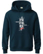 ADRO Men's Cotton Blend Neck Hooded Sweatshirt (H24-FTR-SB-S_Teal)