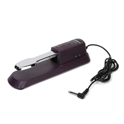 Akkord AKD SP-01 Sustain Pedal for Digital Piano, Electronic Keyboard, MIDI Synthesizer with Polarity Switch and Anti-Slip Pad-