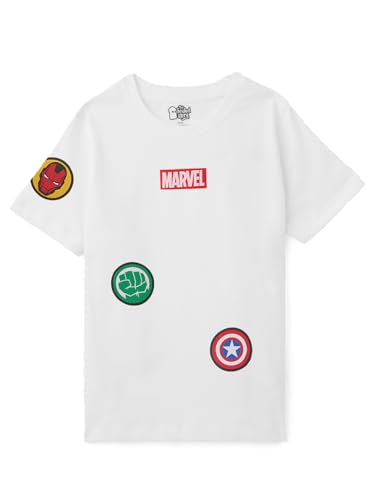 The Souled Store Marvel: Avengers Regular Fit Graphic Printed Half Sleeve Boys Cotton T-Shirts