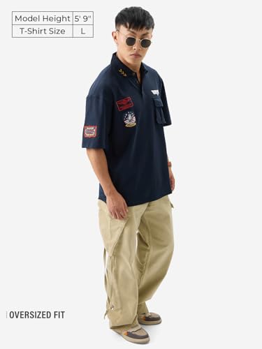 The Souled Store Solids: White Men And Boys Short Sleeve Regular Fit Cotton Blend Mandarin Polos