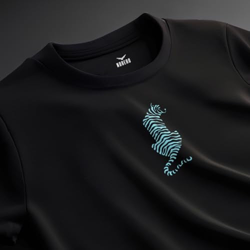 Nobero MenS Graphic Printed Regular Fit T-Shirt (1M-Twts-C1059_Black_4