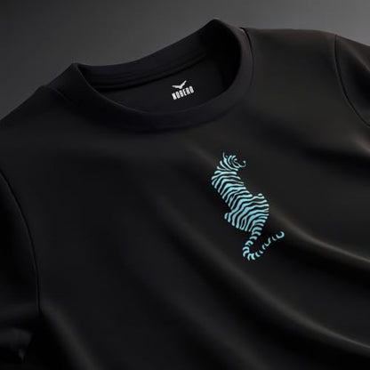 Nobero MenS Graphic Printed Regular Fit T-Shirt (1M-Twts-C1059_Black_4
