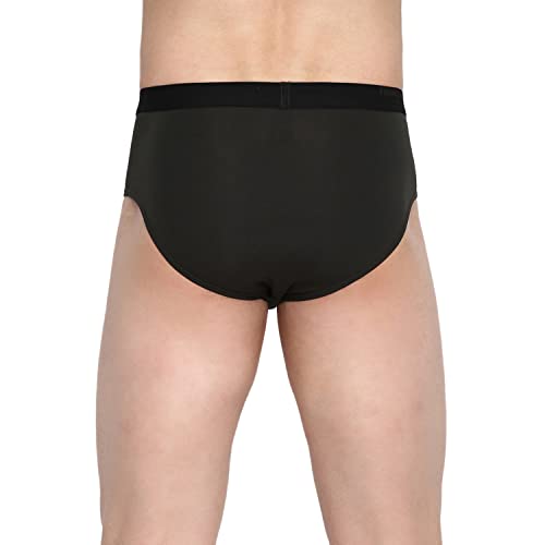 Rupa Modern Regular Solid Frontline Colors Mens Mini Briefs | Soft-Touch Cotton Stretch | Snug Fit | Breathable Fabric | Pack o