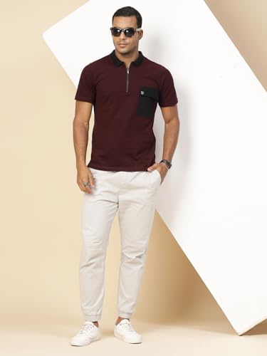 Rigo Oversized Polo T-Shirt for Men | Half Sleeves, Oversize Polo for Men | Oversized Collar T-Shirts for Men | Oversize Polo Ne