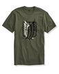 ADRO Mens Attack on Titan Cotton T-Shirt (M, Olive)