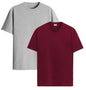 ADRO T Shirts Pack of 2 Mens Tshirts Cotton T Shirts for Men Tshirt T-Shirts Combo T Shirts Tshirts for Men Plain Solid Tshirts