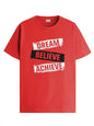 ADRO Tshirt for Men | Printed T Shirt for Men | 100% Cotton T-Shirt |Printed T Shirt | T-Shirts | RN24-DBA-RD-XL Red