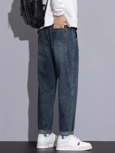 Greciilooks Men Mid Rise Regular Denim Jeans (Gl-Mj-36_Grey
