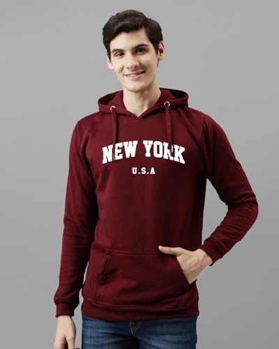 ADRO Men's Printed Hoodie | Cotton | Green Olive | Size 34 | Model H24-NEW-OL