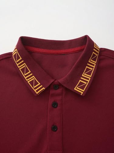 Greciilooks Solid Regular Fit Polo Casual For Men Stylish Latest | Half Sleeve T Shirt Maroon