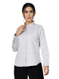 Style Quotient Women Self Design Olive Polycotton Formal Shirt