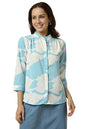 Allen Solly Women Printed Formal Cotton Stretch Shrug