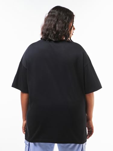 Bewakoof Official Tom & Jerry Merchandise Womens Graphic Print Regular Fit Half Sleeve Round Neck Cotton Plus Size T-Shirt_6341