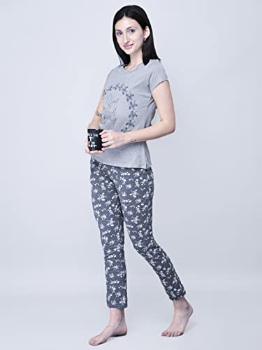 Lyra 701 Premium Cotton Printed Night Suit For Women