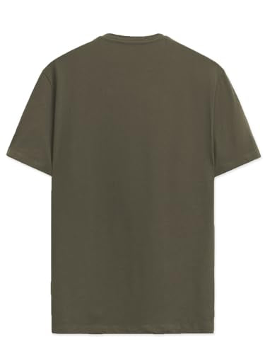 ADRO Men's Biker Design Printed 100% Cotton T-Shirt - Regular Fit, Printed T-Shirts for Men (RN24-KTM-OL_Olive)
