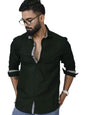 Tee Projekt Mens Long Sleeve Button Down Shirt for Men Collared Casual Formal Soild Shirt