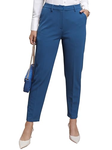 Ketch WomenS Regular Casual Pants (Khpn000015_Teal