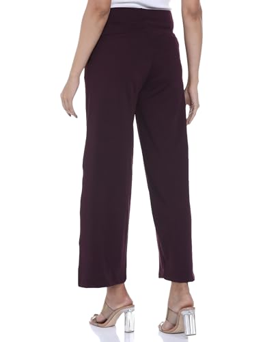 FYLTR Womens Relaxed Dress Pants (FYLAW24WP-503_Cocoa Brown