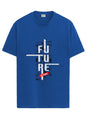 ADRO Men's Graphic Printed 100% Cotton T-Shirt - Regular Fit, Printed T-Shirts for Men (RN24-FTR-RB_Royal Blue_XL)
