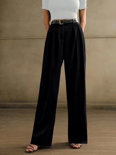 Greciilooks High Waist Cotton Trousers For Women  Flared Parachute Pants With Side Pockets | Casual Travel Cargo Pants (Availabl