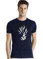 ADRO Anime Printed Mens T-Shirts (RNR-M-GOK-NB_Navy_XL)