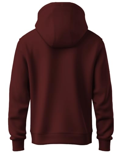 ADRO Men's Printed Hoodie, Cotton, Size 16.5, Red, Model H24-LUFFY-RD