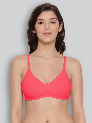 Lyra WomenS Cotton Non Padded Wire Free Seamless Bra Peachblossom