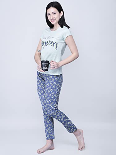 Lyra 701 Premium Cotton Printed Night Suit For Women
