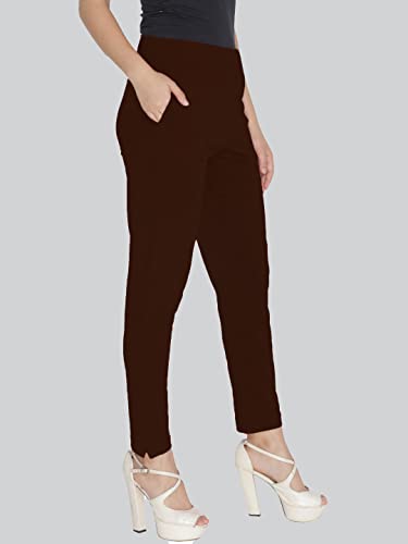 Lyra Cotton Strech Pencil Pant For Women | Mid-Waist | Fashionwear