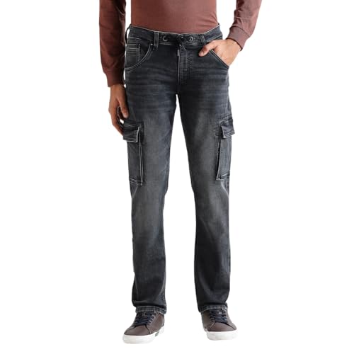 Pepe Jeans MenS Straight Jeans (Pm2084708Q01_Black Used