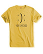 ADRO You Decide Mens Printed T-Shirts (RNR-M-DEC-LY_Light Yellow_XL)