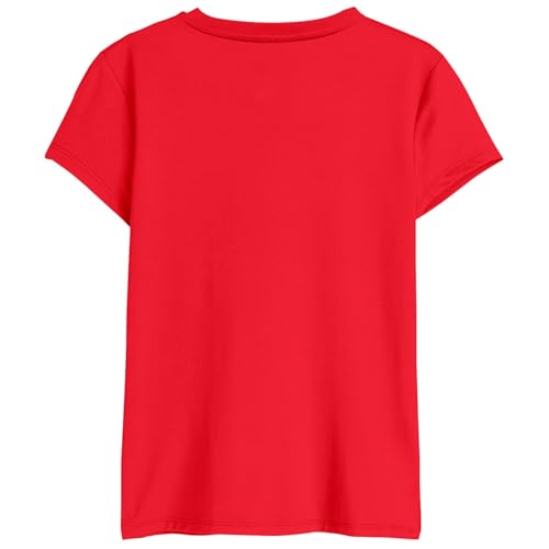 Bon Organik Womens Regular Fit T-Shirt (BON11511_Red