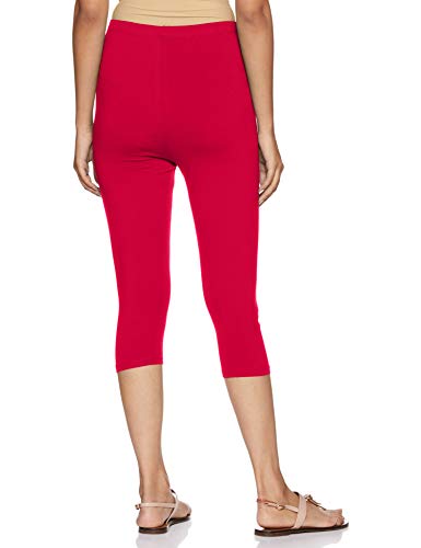 Rupa Softline Capri Leggings For Women Cotton Elastane Ultra Soft Free Size Stretch Fit