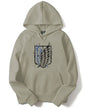 ADRO Men's Cotton Neck Hooded Sweatshirt (H22-1-WINN-CH_Beige_XL)