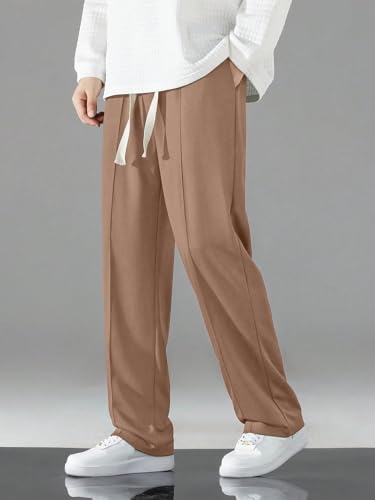 Greciilooks MenS Lycra Cargo Track Pants  Loose Fit Joggers For Men | Korean Style Travel & Lounge Wear With Pockets