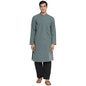Fabindia Men Striped Slim Fit Long Kurta Cotton_Xs Blue