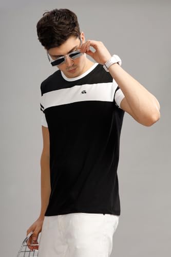 ADRO Tshirt for MenMulti Color T-Shirt for MenCotton T-ShirtMens TshirtRN8-24-BLWH