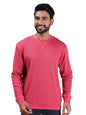 Colors Waffle Texture Full Sleeve T-Shirt for Men - 100% Cotton, Ribbed Crew Neck, Breathable Fabric, Enhanced Texture, Super St