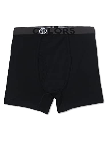 Rupa Frontline Colors KidS Front Open Long Trunks 113 | Soft-Touch Cotton Stretch | Snug Fit | Breathable Fabric | Pack Of 2