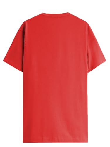 ADRO Mens Flag Printed Cotton T-Shirt_RN24-L2-FLAG-RD