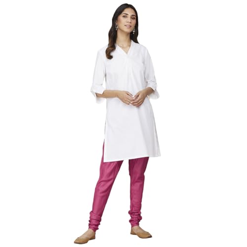 Fabindia WomenS Regular Fit Churidar (1030714Magenta_Magenta