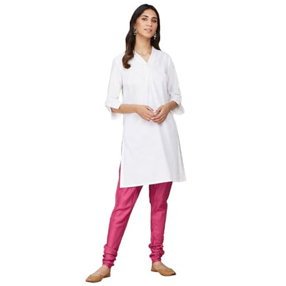 Fabindia WomenS Regular Fit Churidar (1030714Magenta_Magenta