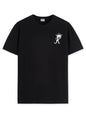 ADRO T-Shirts for MenChest Printed T-Shirt for MenCotton Tshirt for Men|RN24-STICK-KK-BL-XL Black