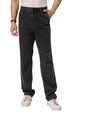 Style Quotient Men Black Relaxed Fit High Rise Cotton Jeans