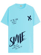 ADRO Mens Smile Printed Cotton T-Shirt_RN24-L2-SMILE-MI-XL Mint