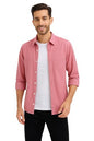 Style Quotient Mens Pink Regular Casual Shirt