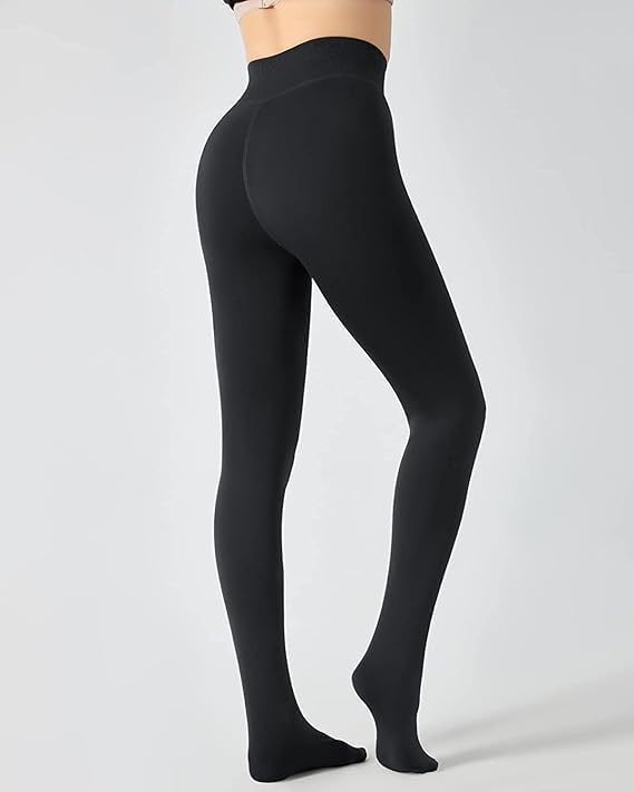 Digital Shopee Velvet Touch Thermal Tights For Women - Ultimate Warm Fleece Leggings For Women, Thermal Winter Fake Translucent