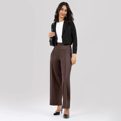 BlissClub Womens Ultimate Wide Legged Pants -Tall
