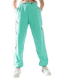 Hubberholme Women Printed Jogger High-Rise Casual Track Pants 10 Blue