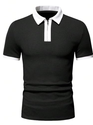 Greciilooks MenS Regular Fit T-Shirt (Gl-Mt-1202_Black